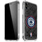 NBA Los Angeles Clippers Black Rust iPhone XS Max Clear Case