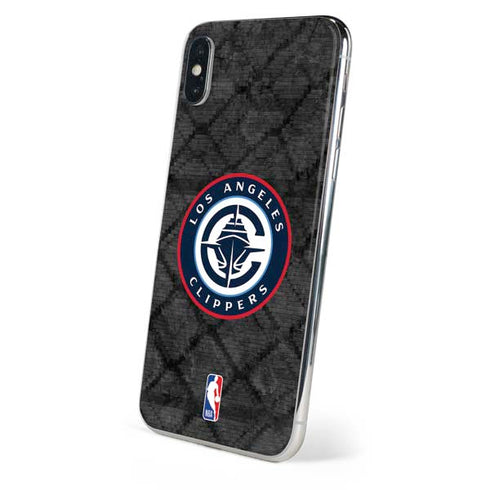 NBA Los Angeles Clippers Black Rust iPhone XS Max Skin