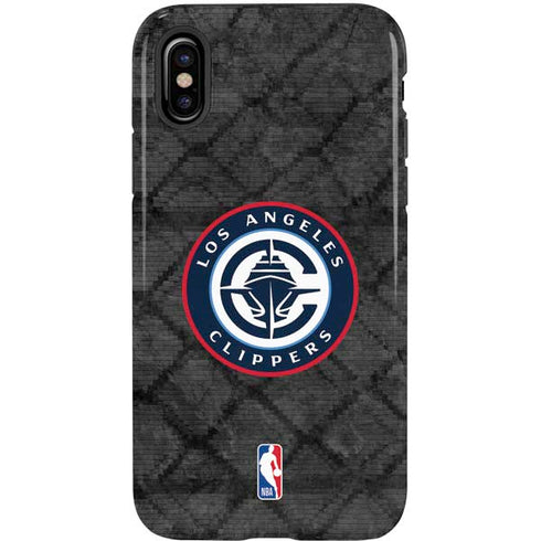 NBA Los Angeles Clippers Black Rust iPhone XS Pro Case