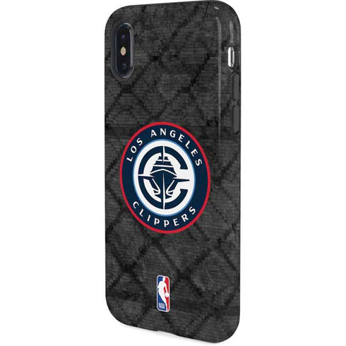 NBA Los Angeles Clippers Black Rust iPhone XS Pro Case