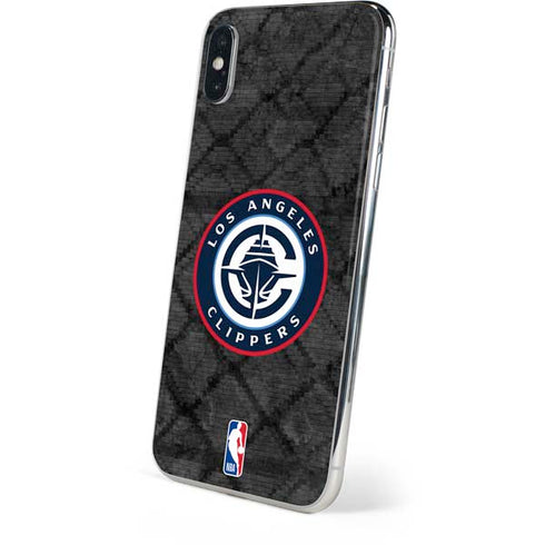 NBA Los Angeles Clippers Black Rust iPhone XS Skin