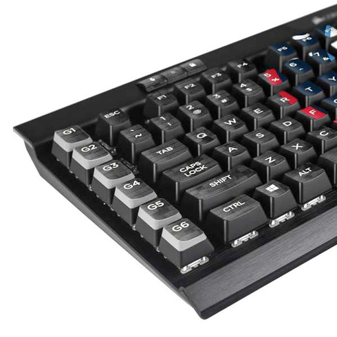 NBA Los Angeles Clippers Black Rust K95 RGB PLATINUM Mechanical Gaming Keyboard Skin