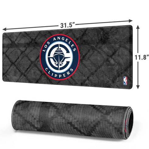 NBA Los Angeles Clippers Black Rust Gaming Mouse Pad