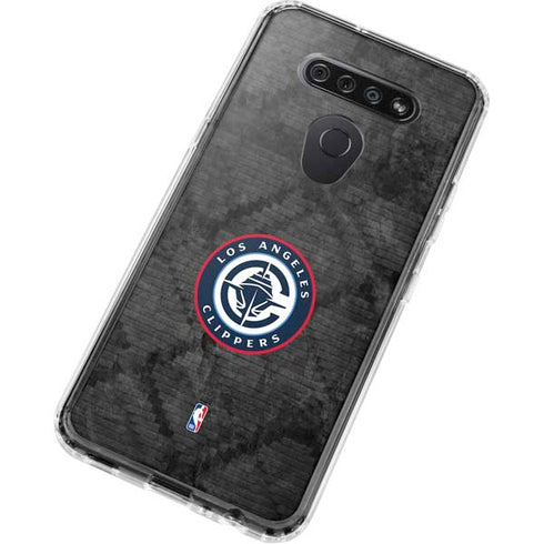 NBA Los Angeles Clippers Black Rust LG K51/Q51 Clear Case