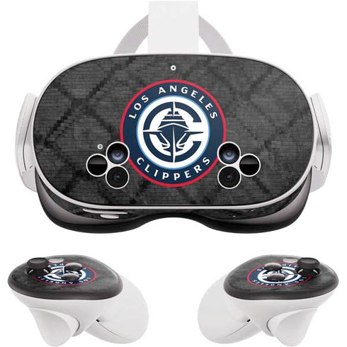 NBA Los Angeles Clippers Black Rust Meta Quest 3S Skin