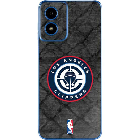 NBA Los Angeles Clippers Black Rust Moto G Play 4G (2024) Skin