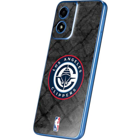 NBA Los Angeles Clippers Black Rust Moto G Play 4G (2024) Skin