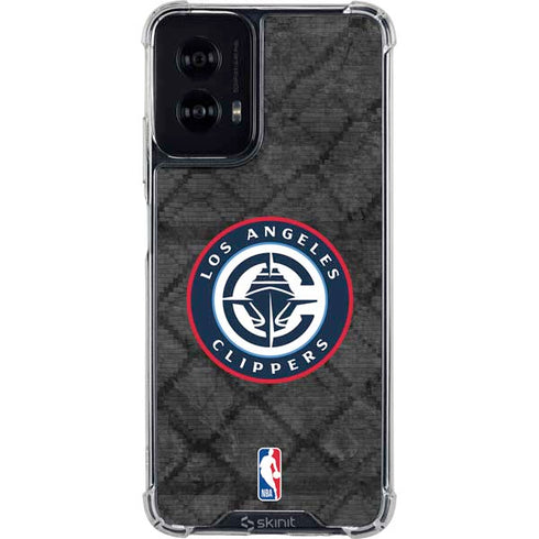 NBA Los Angeles Clippers Black Rust Moto G Power 5G (2024) Clear Case
