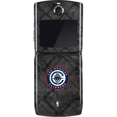 NBA Los Angeles Clippers Black Rust Motorola RAZR Skin