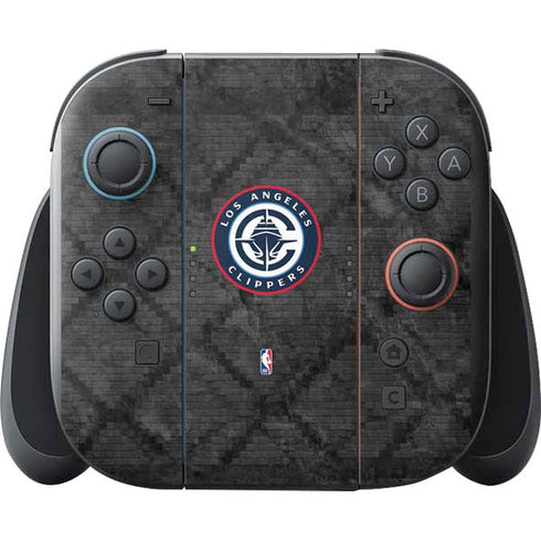 NBA Los Angeles Clippers Black Rust Nintendo Switch 2 (2025) with Joy-Con Skin