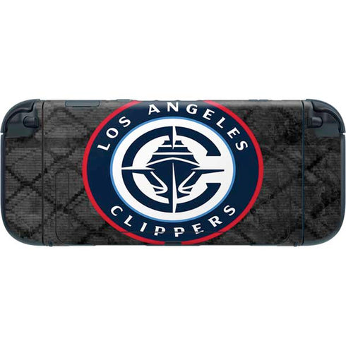 NBA Los Angeles Clippers Black Rust Nintendo Switch 2 (2025) with Joy-Con Skin