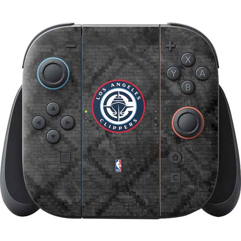 NBA Los Angeles Clippers Black Rust Nintendo Skins
