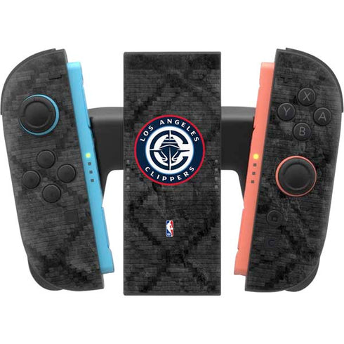 NBA Los Angeles Clippers Black Rust Nintendo Switch 2 (2025) Joy-Con Controller Skin