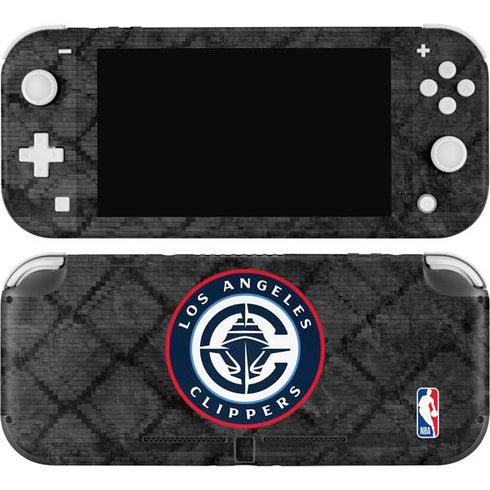 NBA Los Angeles Clippers Black Rust Nintendo Switch Lite Skin