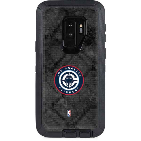 NBA Los Angeles Clippers Black Rust Otterbox Defender Galaxy Skin