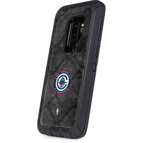 NBA Los Angeles Clippers Black Rust Otterbox Defender Galaxy Skin