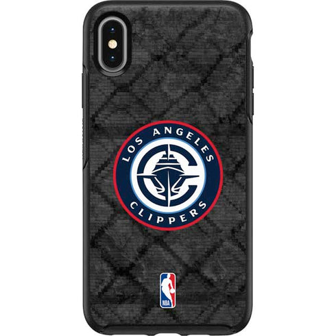 NBA Los Angeles Clippers Black Rust Otterbox Symmetry iPhone Skin