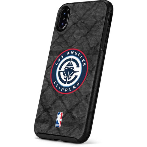 NBA Los Angeles Clippers Black Rust Otterbox Symmetry iPhone Skin