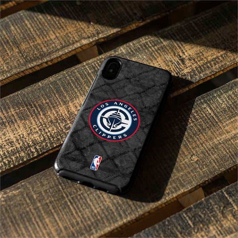 NBA Los Angeles Clippers Black Rust Otterbox Symmetry iPhone Skin