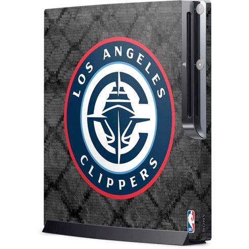 NBA Los Angeles Clippers Black Rust Playstation 3 & PS3 Slim Skin