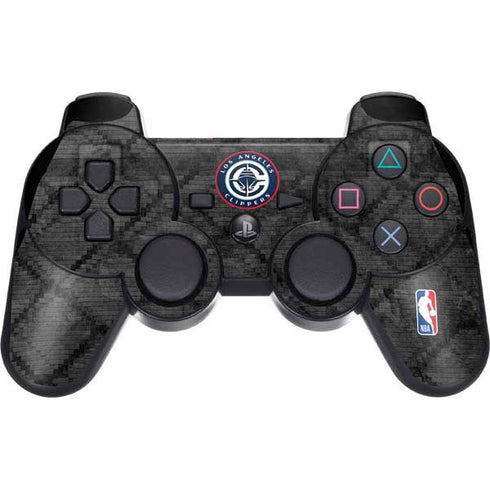 NBA Los Angeles Clippers Black Rust PS3 Dual Shock wireless controller Skin