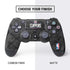 NBA Los Angeles Clippers Black Rust PS4 Controller Skin