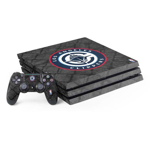 NBA Los Angeles Clippers Black Rust PlayStation PS4 Skins