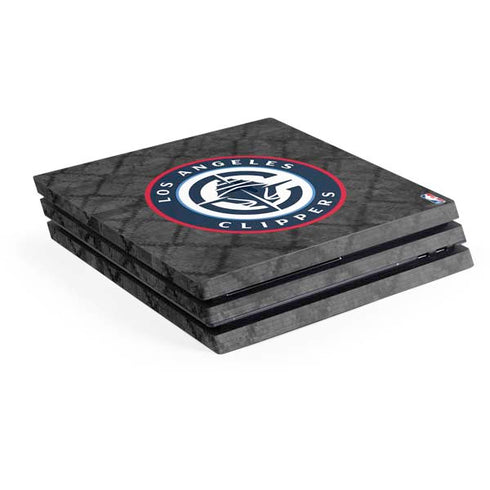 NBA Los Angeles Clippers Black Rust PlayStation PS4 Skins