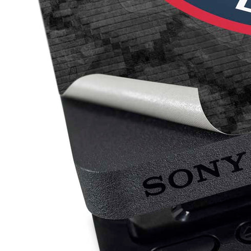 NBA Los Angeles Clippers Black Rust PS4 Slim Skin