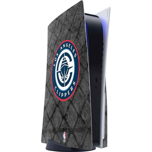 NBA Los Angeles Clippers Black Rust PS5 Console Skin
