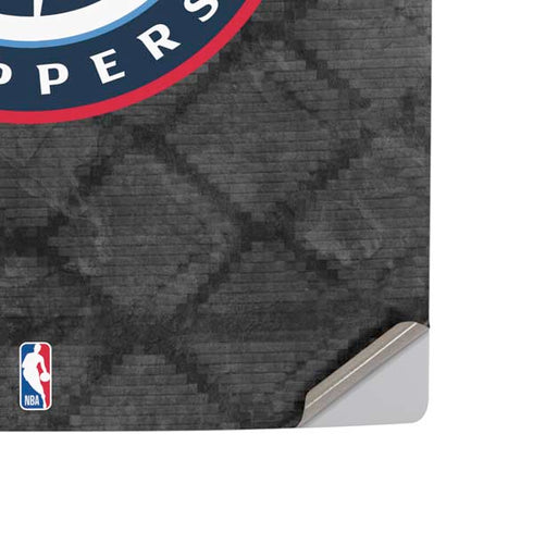 NBA Los Angeles Clippers Black Rust PS5 Digital Edition Console Skin