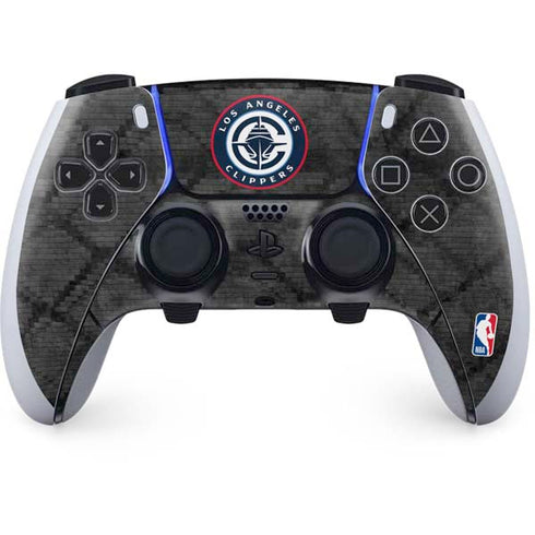 NBA Los Angeles Clippers Black Rust PS5 DualSense Edge Pro Controller Skin