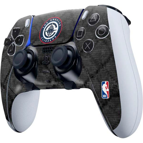NBA Los Angeles Clippers Black Rust PS5 DualSense Edge Pro Controller Skin