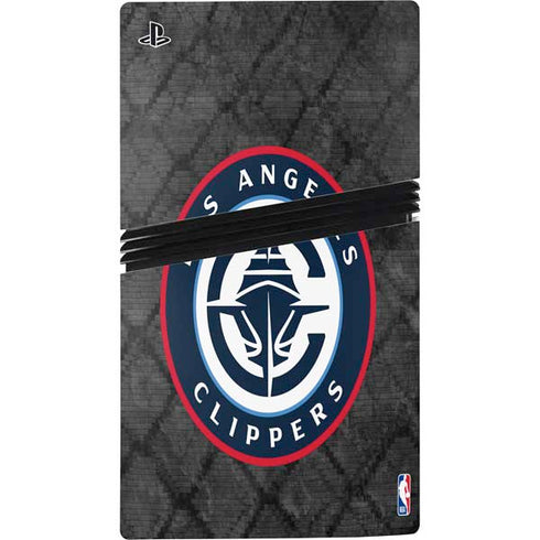 NBA Los Angeles Clippers Black Rust PS5 Pro Bundle Skin