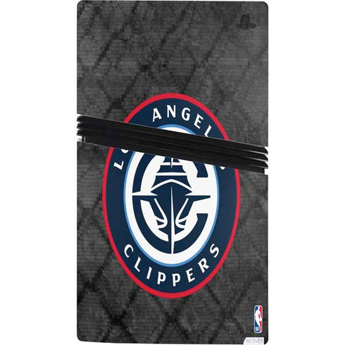 NBA Los Angeles Clippers Black Rust PS5 Pro Bundle Skin