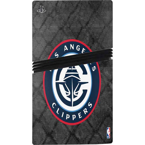 NBA Los Angeles Clippers Black Rust PS5 Pro Console Skin