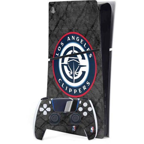 NBA Los Angeles Clippers Black Rust PlayStation PS5 Skins