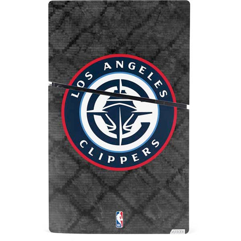 NBA Los Angeles Clippers Black Rust PS5 Slim Digital Edition Bundle Skin