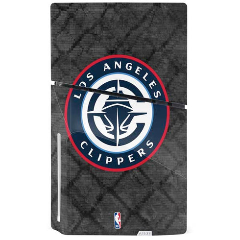 NBA Los Angeles Clippers Black Rust PS5 Slim Disk Bundle Skin