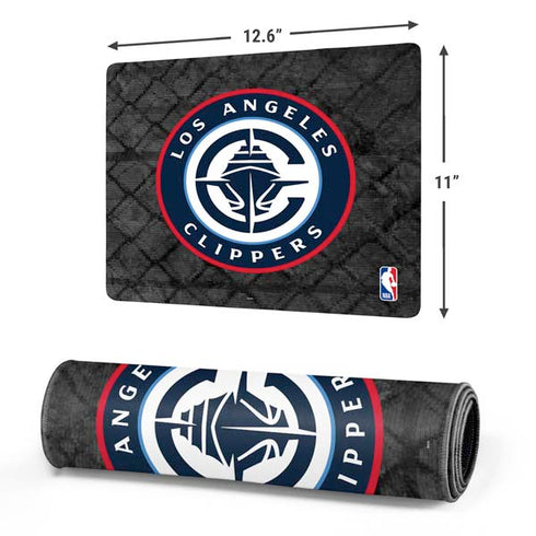 NBA Los Angeles Clippers Black Rust Gaming Mouse Pad