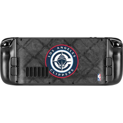 NBA Los Angeles Clippers Black Rust Steam Deck Handheld Gaming Computer OLED Skin