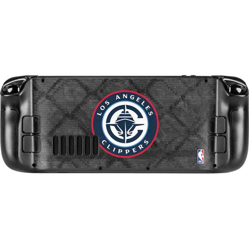 NBA Los Angeles Clippers Black Rust Steam Deck Handheld Gaming Computer Skin