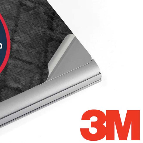 NBA Los Angeles Clippers Black Rust Surface Book 2 13.5in Skin
