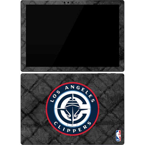 NBA Los Angeles Clippers Black Rust Surface Pro 7 Skin