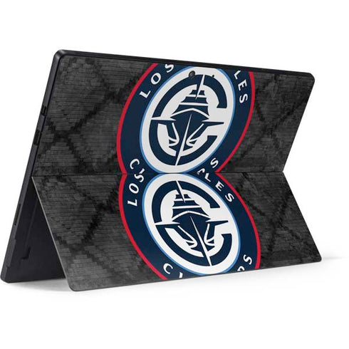 NBA Los Angeles Clippers Black Rust Surface Pro 7 Skin
