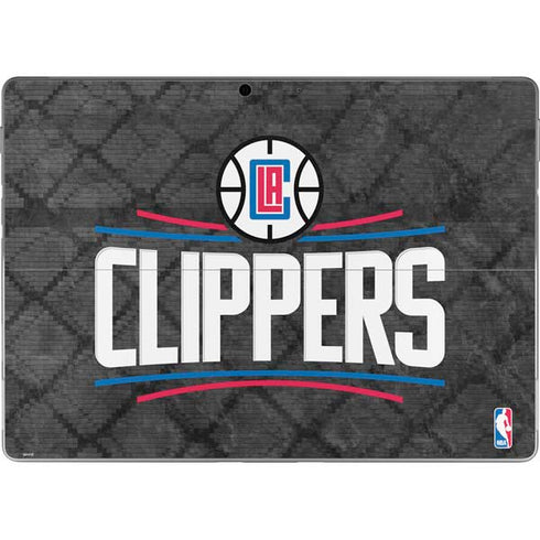 NBA Los Angeles Clippers Black Rust Surface Pro 8 Skin