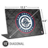NBA Los Angeles Clippers Black Rust Universal Laptop 15in (12.2 x 8.8in) Skin