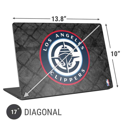 NBA Los Angeles Clippers Black Rust Universal Laptop 17in (13.8 x 10in) Skin