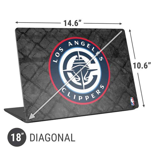 NBA Los Angeles Clippers Black Rust Universal Laptop 18in (14.6 x 10.6in) Skin