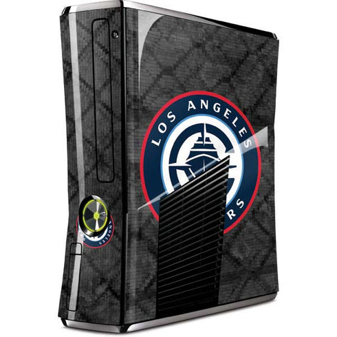 NBA Los Angeles Clippers Black Rust Xbox 360 Slim (2010) Skin